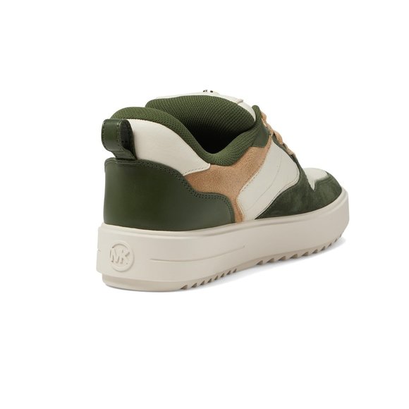 🎁 MICHAEL Michael Kors Women's Rumi Leather Platform Sneaker